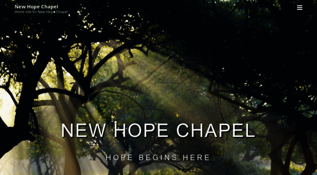 newhopechapel.org