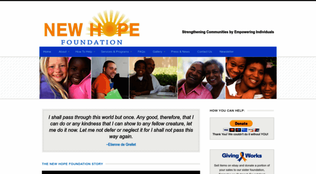 newhopefoundation.com