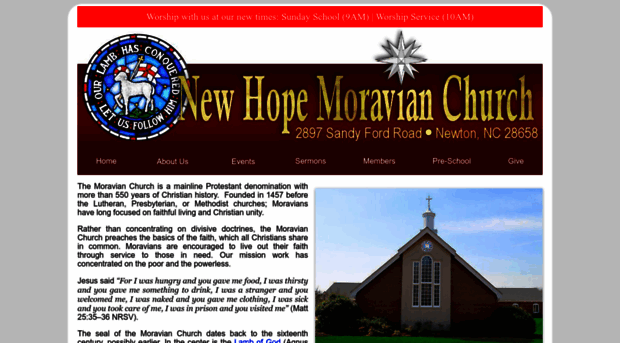 newhopemoravian.org