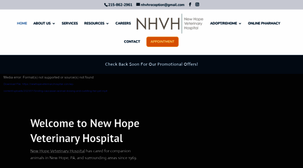 newhopeveterinaryhospital.com