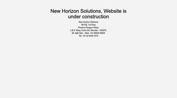 newhorizonsolutions.in