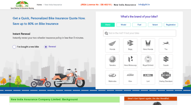 newindiainsurance.gibl.in