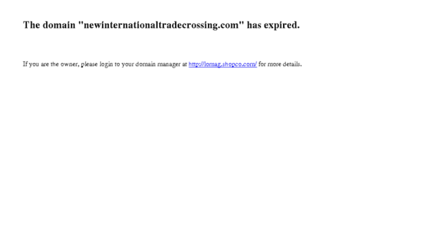 newinternationaltradecrossing.com