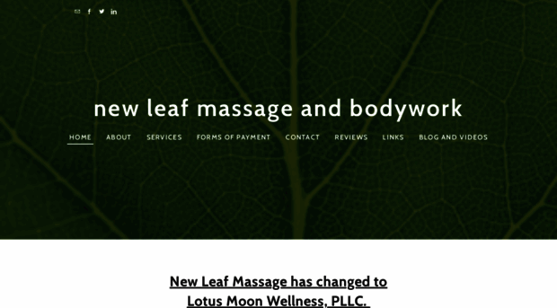 newleafmassage.com