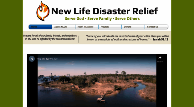 newlifedisasterrelief.org