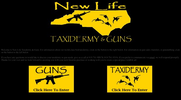 newlifetaxidermy.com