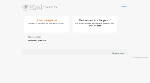 newmastersacademy.zendesk.com