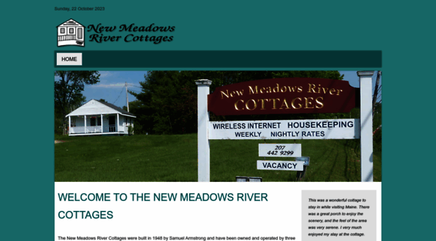 newmeadowsrivercottages.com