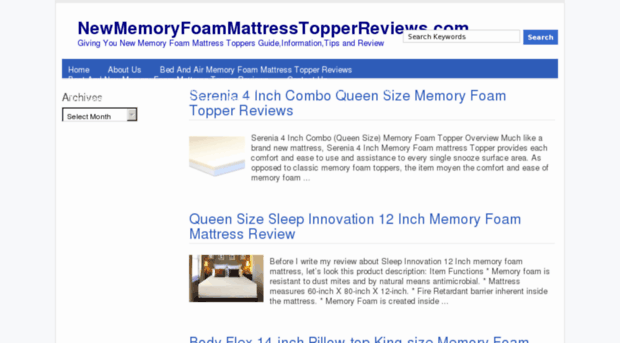 newmemoryfoammattresstopperreviews.com