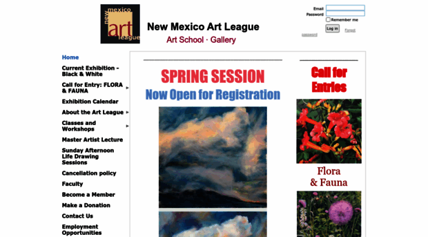 newmexicoartleague.org