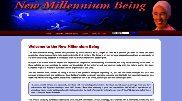 newmillenniumbeing.com