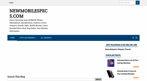 newmobilespecs.com