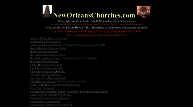 neworleanschurches.com