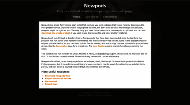 newpods.sourceforge.net