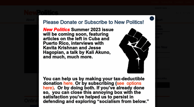 newpolitics.mayfirst.org