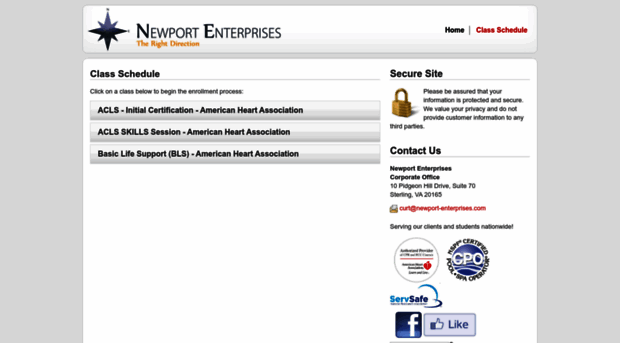 newport-enterprises.enrollware.com