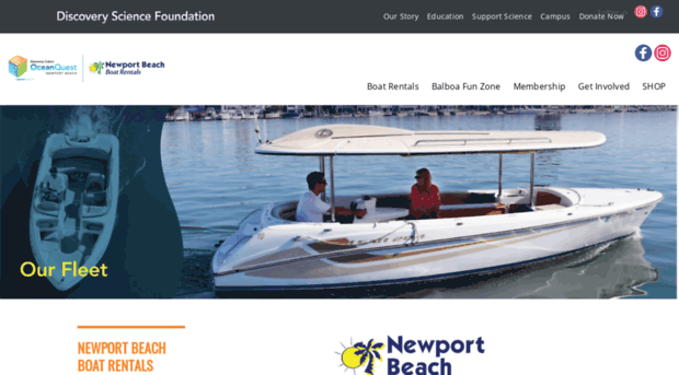 newportbeachboatrentals.com