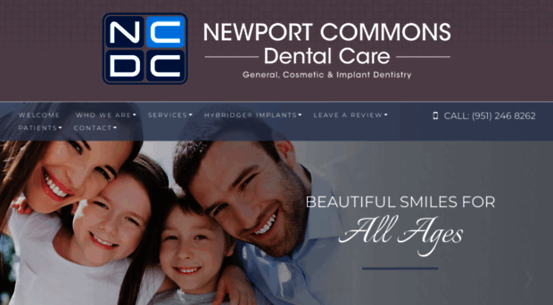 newportcommonsdental.com