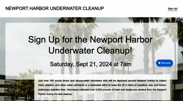 newportharborunderwatercleanup.com