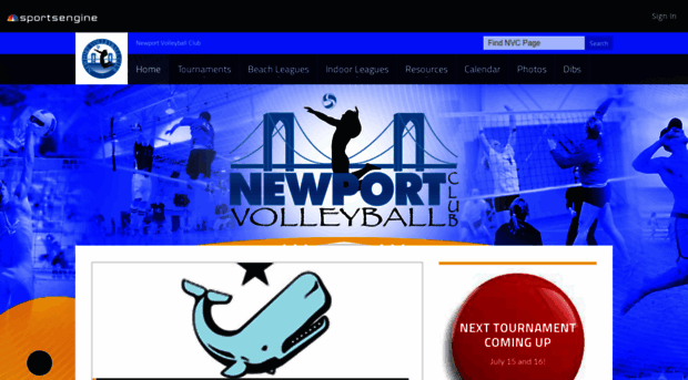 newportvolleyballclub.com