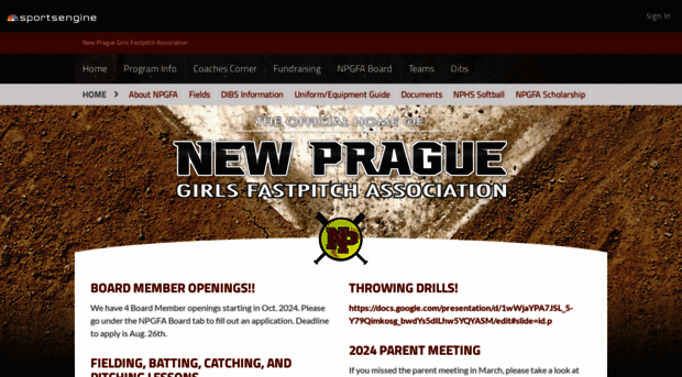 newpraguefastpitch.com