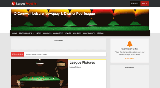 newquaypoolleague.leaguerepublic.com