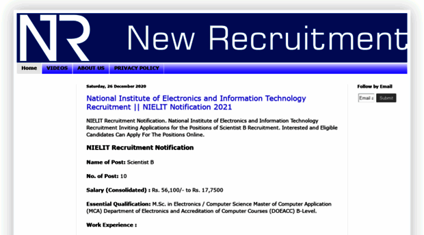 newrecruitment.in