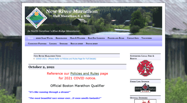 newrivermarathon.com