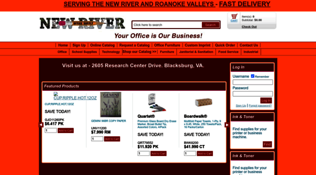 newriverofficesupply.com