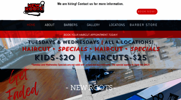 newrootsbarbershop.com