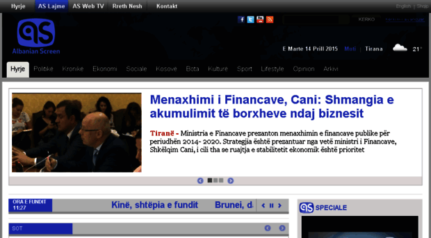 news.albanianscreen.tv