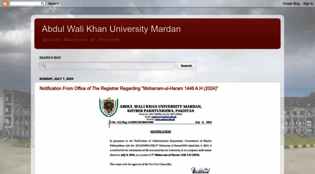 news.awkum.edu.pk