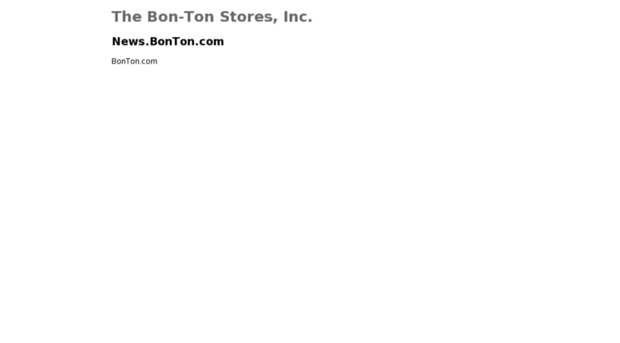 news.bonton.com