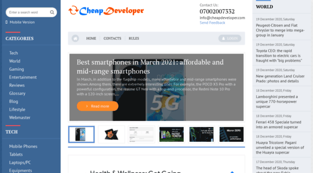 news.cheapdeveloper.com