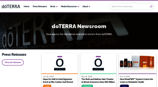 news.doterra.com