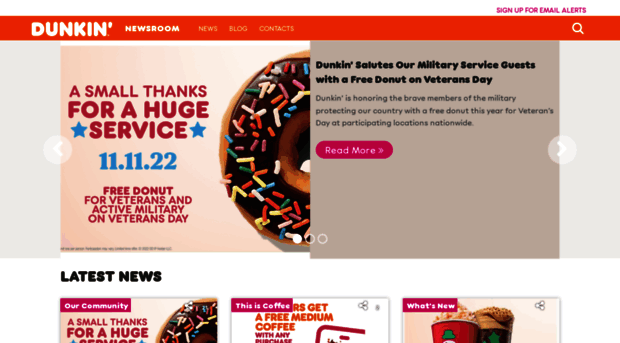 news.dunkindonuts.com