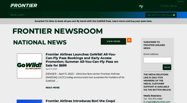 news.flyfrontier.com