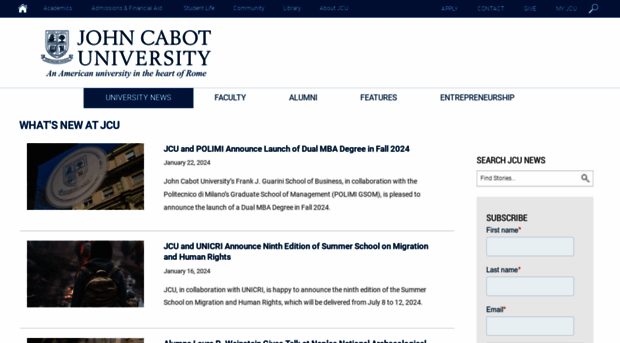 news.johncabot.edu