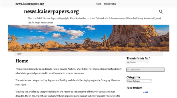 news.kaiserpapers.org