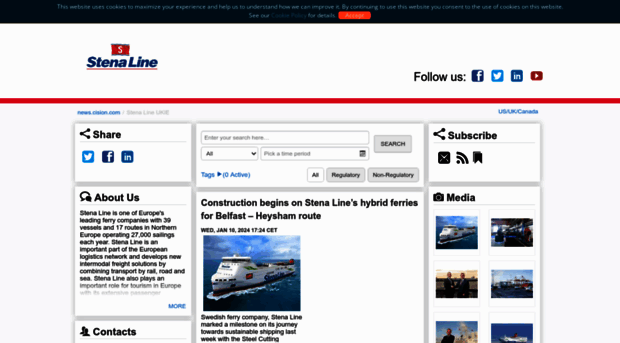 news.stenaline.co.uk