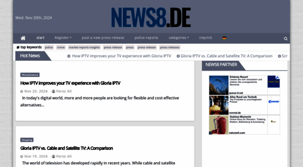 news8.de