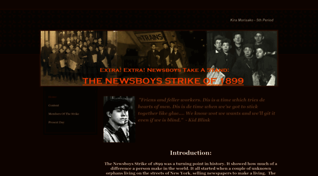 newsboysstrike1899.weebly.com