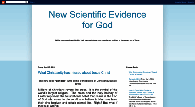 newscientificevidenceforgod.com