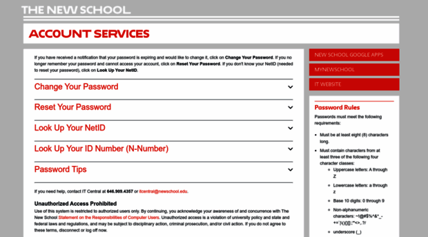 newservice2.newschool.edu