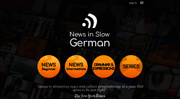 newsinslowgerman.com