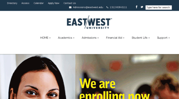 newsite.eastwest.edu