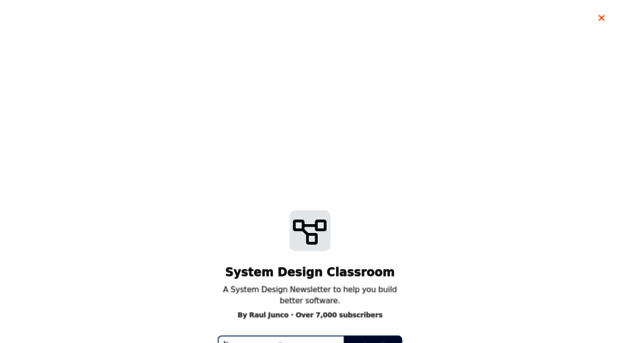 newsletter.systemdesignclassroom.com