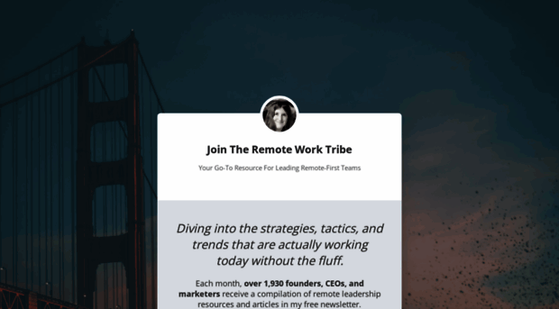 newsletter.theremoteworktribe.com