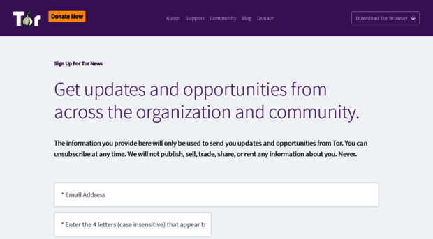 newsletter.torproject.org