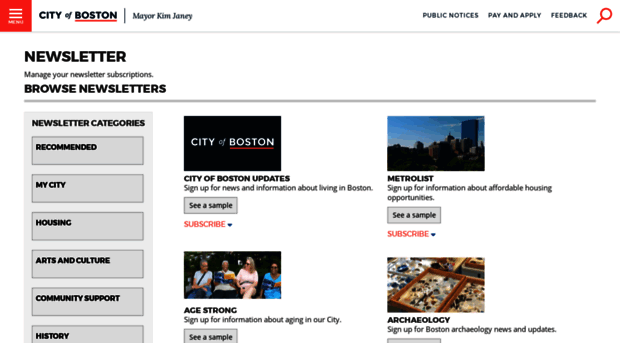 newsletters.boston.gov